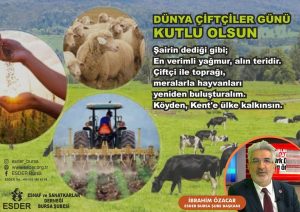 DÜNYA ÇİFTÇİLER GÜNÜ KUTLU OLSUN..